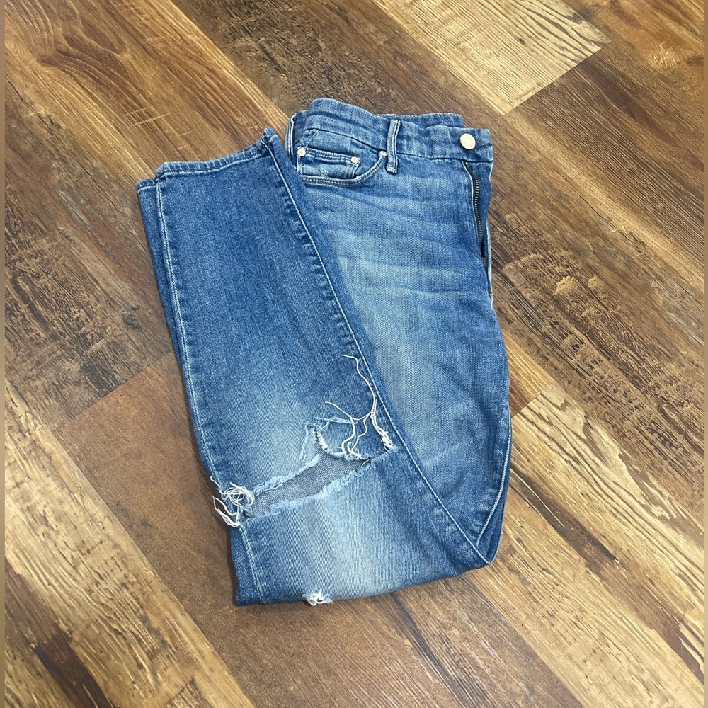 MOTHER | High Waisted Looker Crop Jeans